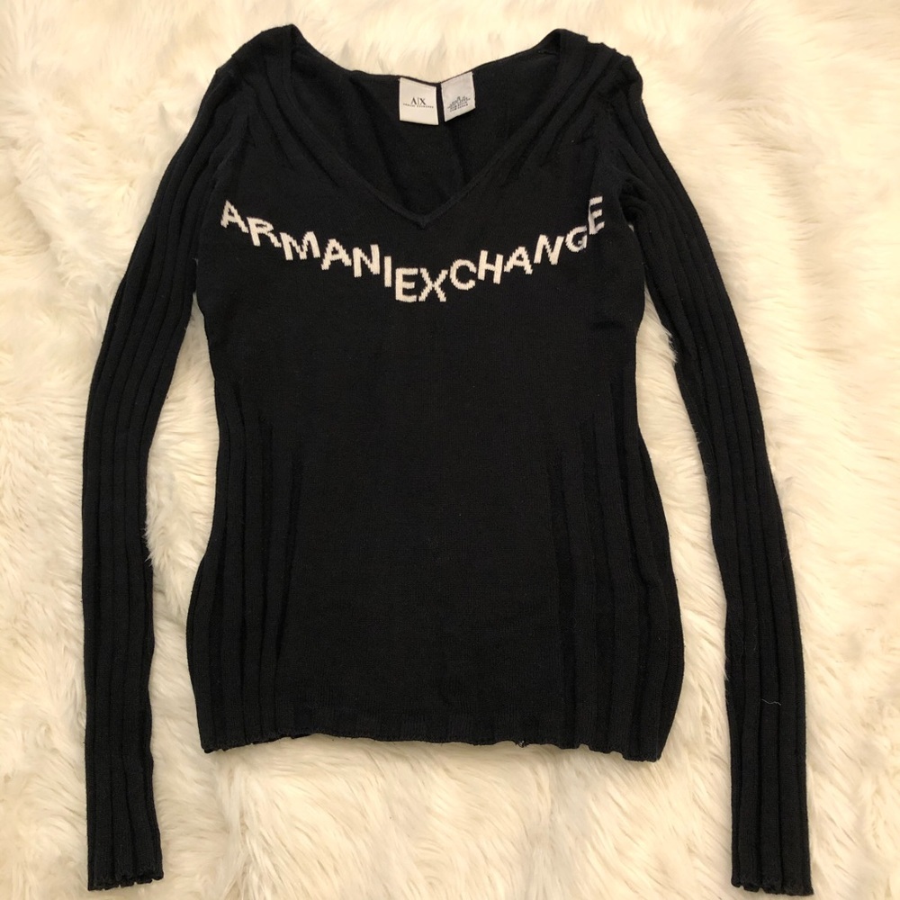 Armani Exchange Black Sweater